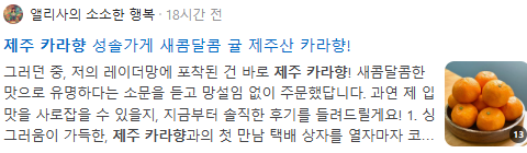 제주 카라향 검색결과