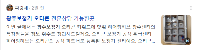 광주보청기오티콘 검색결과